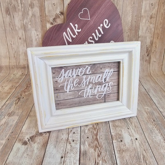 Farmhouse wooden picture frame - Picture 1 of 6